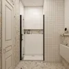 B.100cmxH.195cm Schwarz Teilsatiniert Nischentür Falttür Produktbild-Vorschau 2