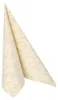 50 serviettes de table en tissu Damascato champagne 40x40cm Voir les images du produit 4