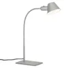 Tischlampe - Chromfarben matt - Metall - H 65 cm Produktbild-Vorschau 1