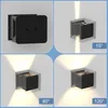 ZMH Led Wall Light Indoor & Outdoor Black Wall Lamp 01 Anteprima dell’immagine prodotto 5