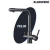 Felix | 3-cestný prémiový čierny matný kohútik pitnej vody Náhľad obrázku produktu 1