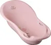 A pink baby bathtub with cartoon graphics. Náhľad obrázku produktu