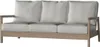 Dekoria Bezug für Lillberg 3-Sitzer Sofa, mittelgrau, Produktbild-Vorschau 1