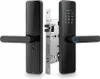 A smart door lock with a keypad and fingerprint scanner, shown disassembled with its internal mechanism. Náhled obrázku produktu