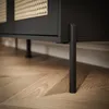 Dreiteilige Kommode VIENNA 3D mit Wiener Flechtwerk, gerade Produktbild-Vorschau 5