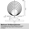 LED Badspiegel Rund 100cm mit Beschlagfrei Bluetooth Uhr 3 Produktbild-Vorschau 10