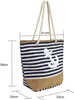 Große Strandtasche mit Reißverschluss und Innentasche Produktbild-Vorschau 2