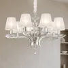 Klassischer Kronleuchter Pegaso Metall Weiß 8 Lichter E14 Produktbild-Vorschau 4