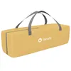 A yellow baby travel cot bag with gray handles and a gray zipper. Náhled obrázku produktu