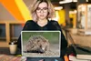 MuchoWow® Laptop Aufkleber Sticker Cover Igel auf Schotter Produktbild-Vorschau 5