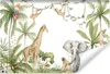 Muralo Selbstklebende Fototapete für Kinderzimmer DSCHUNGEL Produktbild-Vorschau 1
