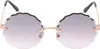 Damen Sonnenbrille Rund Form Designer 80er Modern Urlaub Produktbild-Vorschau 2