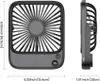 USB ventilátor napájaný batériou, tichý mini stolný Náhľad obrázku produktu 4