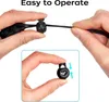 10 Stück 1-Loch Kordel Stopper, bis Ø 5 mm Kordeln, Einloch Produktbild-Vorschau 2