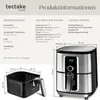 tectake® Heißluftfritteuse Ben 10,2 l, 1800 W Produktbild-Vorschau 6