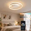 Moderné LED stropné svietidlo, priemer 50 cm, biele, Náhľad obrázku produktu 1