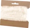 1 Fellborte 1,6 m x 2 cm Fellbesatz Kunstfell Kunstpelz Fellstrang Fellstoff naturweiß Produktbild-Vorschau