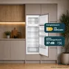 homeX CFB2051E Einbaukühlschrank mit Gefrierfach, Einbau Produktbild-Vorschau 7