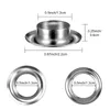 Grommet Werkzeug Kit, Grommet Einstell Werkzeug 100X Ösen Produktbild-Vorschau 8