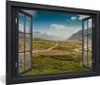 MuchoWow® MuchoWow® Gerahmtes Poster Aussicht - Berg - Weg Produktbild-Vorschau 1