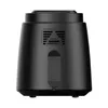 A black air fryer viewed from the back. Produktbild-Vorschau