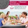DecoHomeTextil Leinen Optik Tischdecke Grau Anthrazit Eckig Produktbild-Vorschau 5