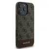 A brown and black Guess branded iPhone case is shown against a white background. Anteprima dell’immagine prodotto