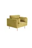 Boom fauteuil velours groen. Productafbeelding-voorbeeld 2