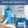 Hoogslaper voor kinderen, 90x200 cm, met glijbaan, matras, Productafbeelding-voorbeeld 19