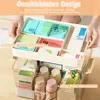 Praktischer Großraum-Aufbewahrungskoffer mit zwei Lagen für Produktbild-Vorschau 8