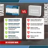 A comparison between 'VIARIN' and 'ÄHNLICHE PRODUKTE' (similar products) with pros and cons listed for each. Produktbild-Vorschau