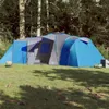 vidaXL Kuppel-Familienzelt 12 Personen Blau Wasserdicht Produktbild-Vorschau 3
