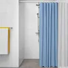 Badezimmer-Duschvorhang Basic Blau 140 x 180 cm Produktbild-Vorschau 3