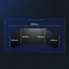Gaming Schreibtisch 180x70x74 cm Stehpult in Gaming Tisch Produktbild-Vorschau 7