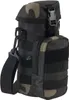 A camouflage-patterned bottle holder with a small attached pouch. Produktbild-Vorschau