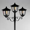 LED Solar Kandelaber, Metall schwarz, H 194 cm Produktbild-Vorschau 16
