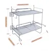 Bovenkant toiletplank, 2-laags - Wandmontage badkamerplank Productafbeelding-voorbeeld 2