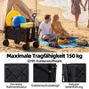 HAUSPROFI 200L Bollerwagen faltbar offroad schwarz, Produktbild-Vorschau 2