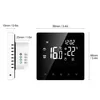 12X digitálny termostat Izbový termostat Elektrické Náhľad obrázku produktu 5