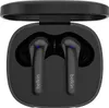 A pair of black wireless earbuds in an open black charging case. Anteprima dell’immagine prodotto