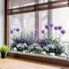 GKA XL Fensterbild Pusteblumen lila Fensterfolie Produktbild-Vorschau 1