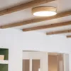 LED-Deckenleuchte 18W Rund Holz Ø320 CCT WählbarSemi-Dari Produktbild-Vorschau 5