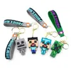 Kinder-Schlüsselanhänger Minecraft Creeper mit Schlaufe und Produktbild-Vorschau 4