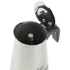 A close-up view of the top of a stovetop espresso maker. Náhled obrázku produktu
