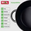 BIOL Litinový hrnec s poklicí Ø 23 cm 4 l pro kuchyni Náhled obrázku produktu 3