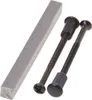 Kit de poignées de porte Aqbau® à plaque longue, noir | Voir les images du produit 5