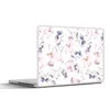 MuchoWow® Laptop Aufkleber Sticker Cover Blumen - Aquarell Produktbild-Vorschau 1