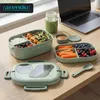 Arendo lunch box, bento box, lunch box z 6 przegrodami, Podgląd zdjęcia produktu 5