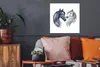 MuchoWow® Poster Pferde - Aquarell - Weiß - Mädchen - Produktbild-Vorschau 2