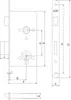 Lob-Einsteckschloss 90Mm Für Gelben Zylinder - Mp Zw 90Y5 L Produktbild-Vorschau 4